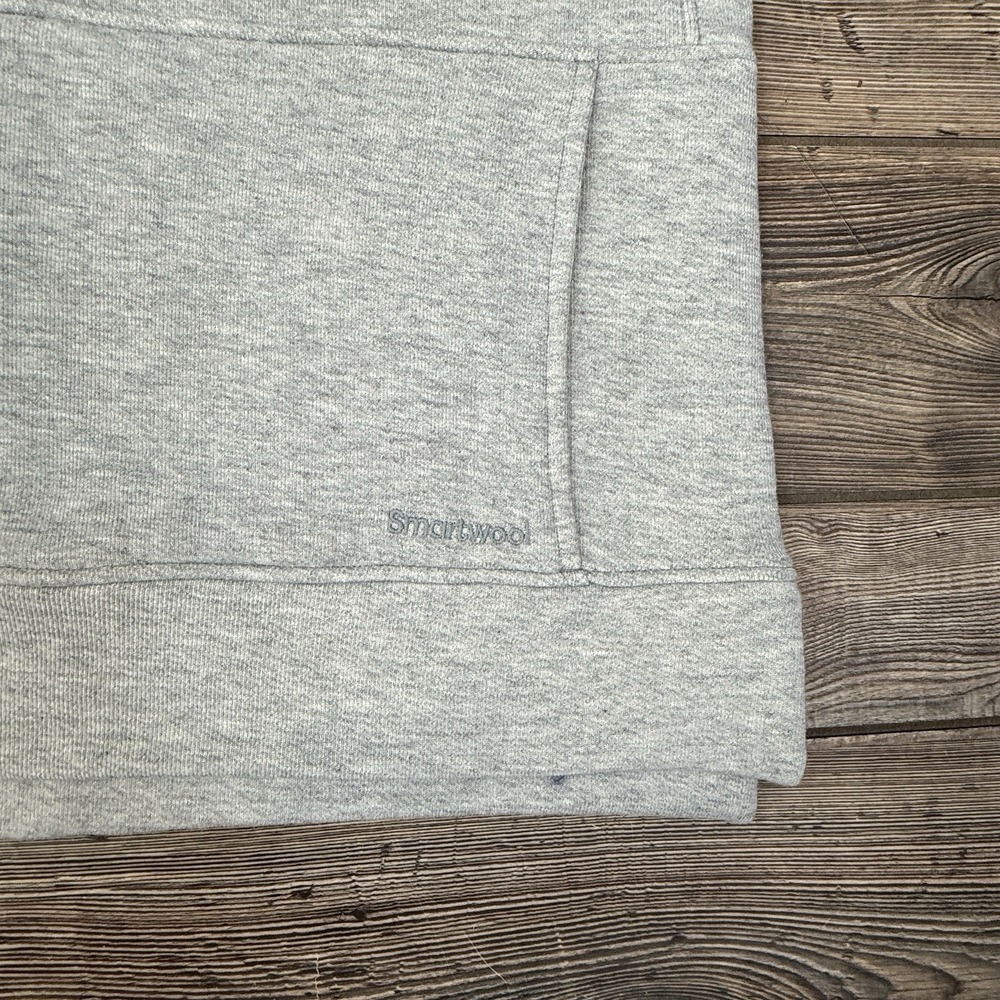 Smartwool Women's‎ Recycled Terry Short Sleeve Hoodie Sweatshirt Gray Sz XL NEW - Picture 4 of 9